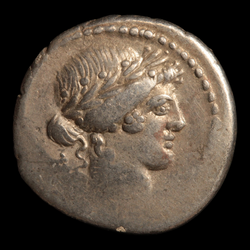 Rome, P. Clodius Denarius, Apollo & Diana - 42 BCE - Roman Republic