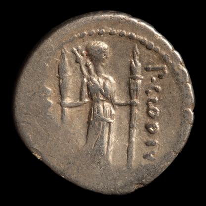 Rome, P. Clodius Denarius, Apollo & Diana - 42 BCE - Roman Republic