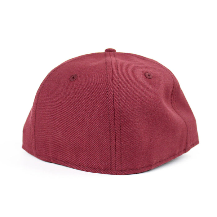ROOSTER New Era 59Fifty Fitted Hat (Maroon Gray Under Brim)