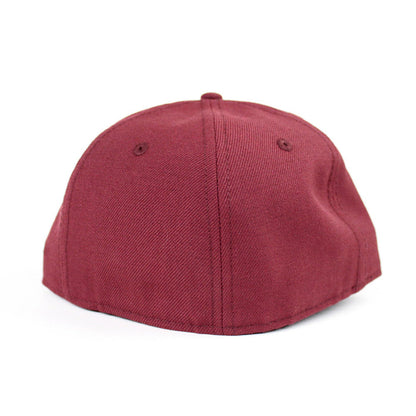 ROOSTER New Era 59Fifty Fitted Hat (Maroon Gray Under Brim)