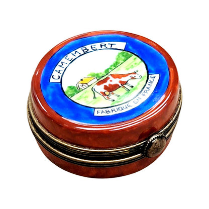 Camembert Cheese Porcelain Treasure Porcelain Limoges food French Trinket Box