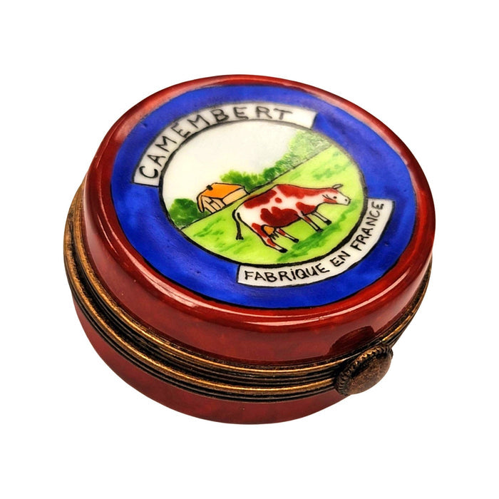 Camembert Cheese Porcelain Treasure Porcelain Limoges food French Trinket Box