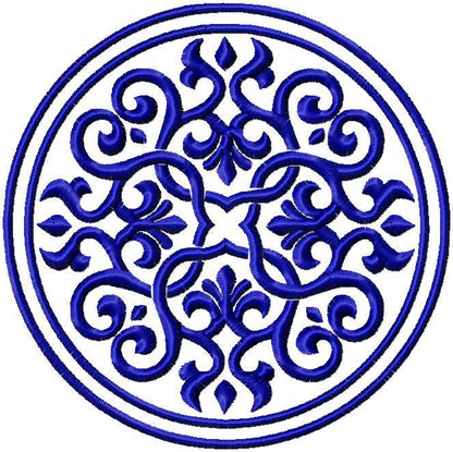 Round Ornate Flourish