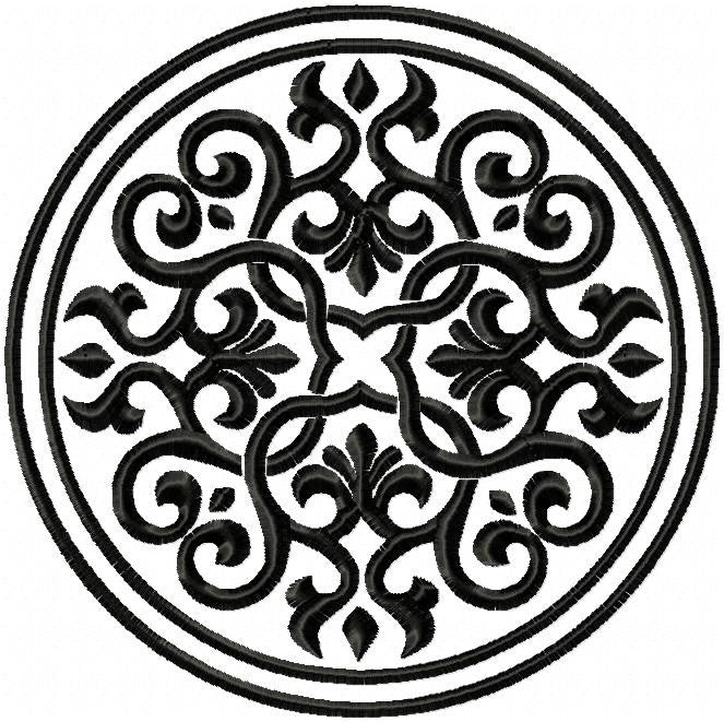 Round Ornate Flourish