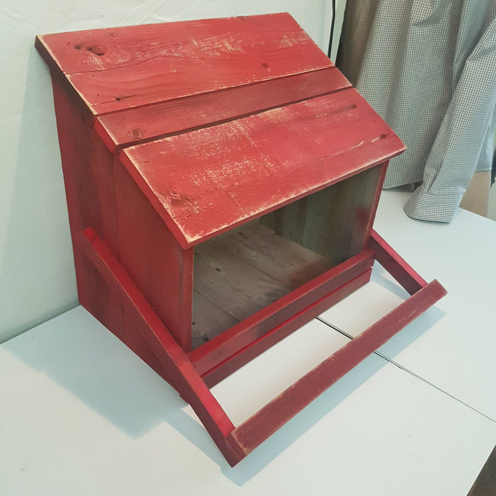 rustic chicken nesting box