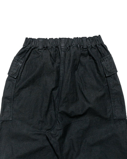 lost & found Sage de Cret Sage de Cret Cotton/Linen Back Satin Pegtop Military Pants Black