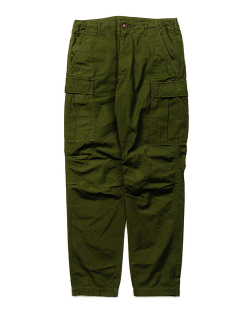 lost & found Sage de Cret Sage de Cret x Lost & Found Coated Cotton Cargo Trouser Olive