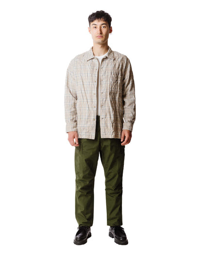 lost & found Sage de Cret Sage de Cret x Lost & Found Coated Cotton Cargo Trouser Olive