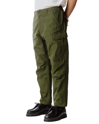 lost & found Sage de Cret Sage de Cret x Lost & Found Coated Cotton Cargo Trouser Olive