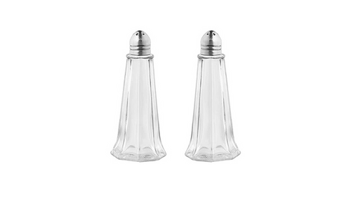 Salt & Pepper Set - Tall Glass