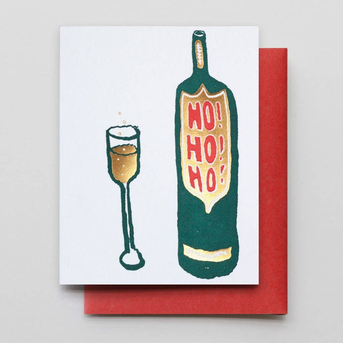 Santa's Champagne Card