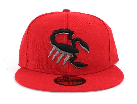Scottsdale Scorpions 59Fifty New Era Fitted Hat (Red Gray Under Brim)