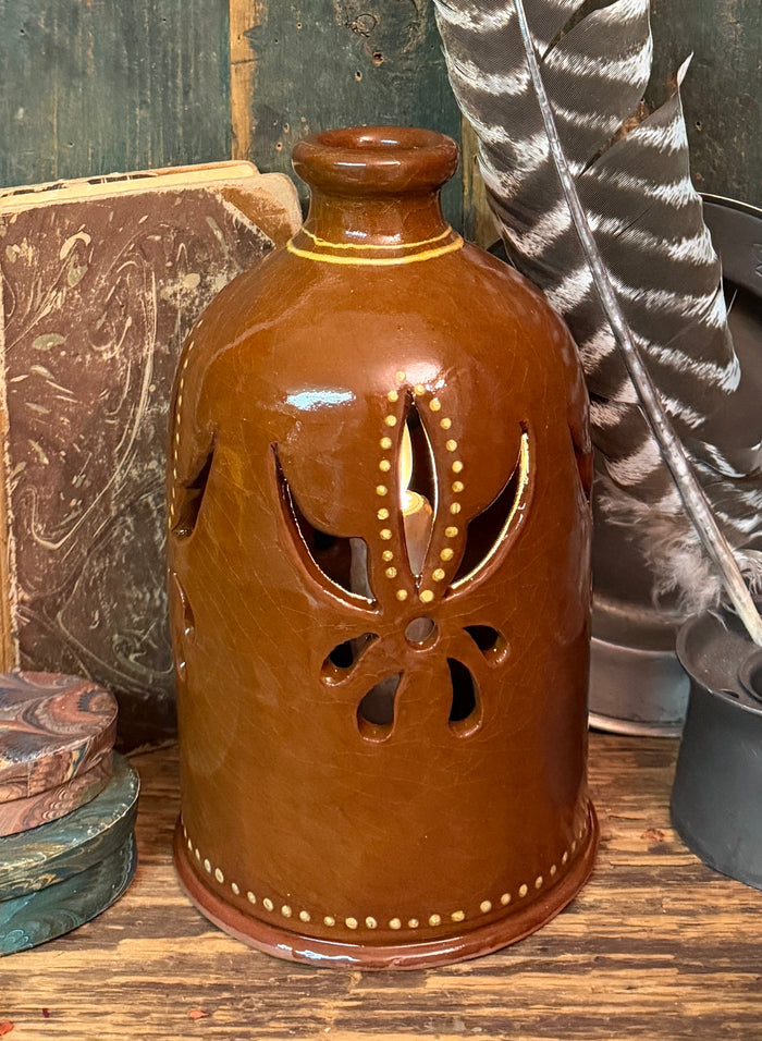 SE-218C Redware Luminary - Brown