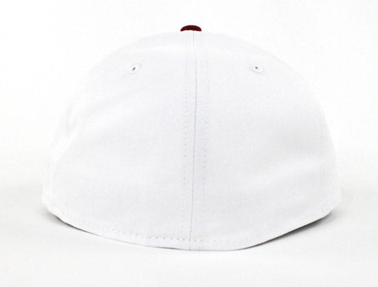 Seattle SuperSonics New Era 59FIFTY Fitted Hat (White Cardinal Gray Under Brim)