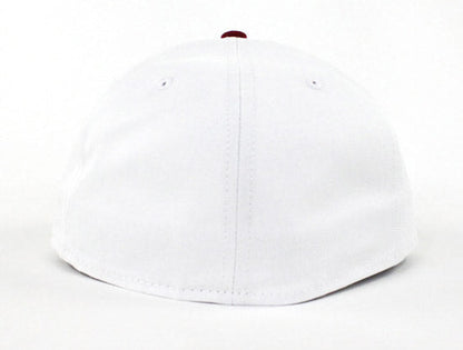 Seattle SuperSonics New Era 59FIFTY Fitted Hat (White Cardinal Gray Under Brim)