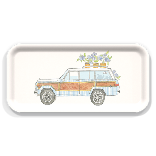 Seersucker Wagoneer Birch Tray