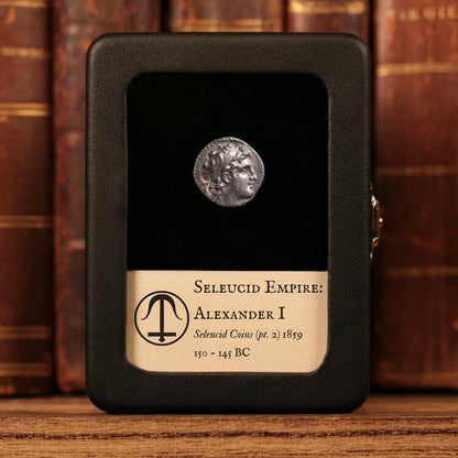 Seleucid Empire, King Alexander I Balas, AR Drachm, Apollo (Major Greek God) - 150 to 145 BCE - Greek World