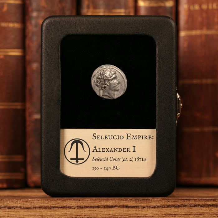 Seleucid Empire, King Alexander I Balas, AR Drachm, Apollo (Major Greek God) - 150 to 147 BCE - Greek World