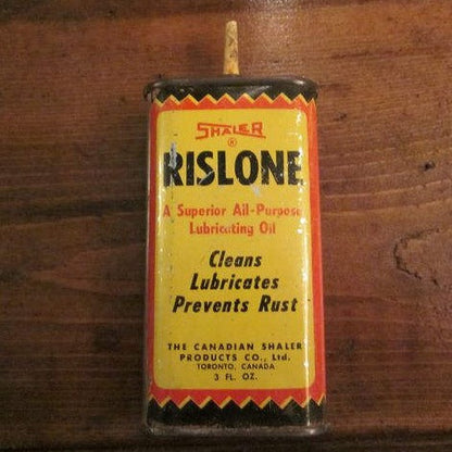 shaler rislone lubricating oil, 3 oz.