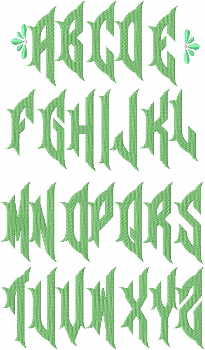 SHURMAN MONOGRAM FONT