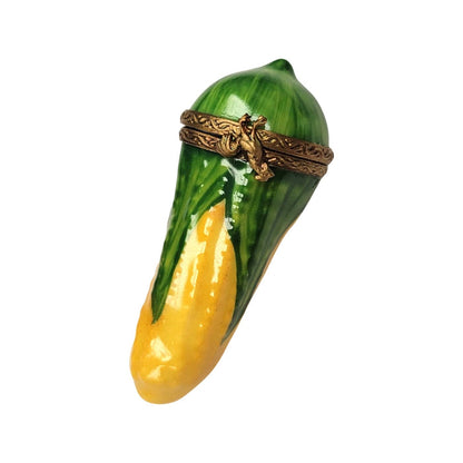Charming Small Corn Limoges Box Porcelain Limoges fruit vegetables French Trinket Box