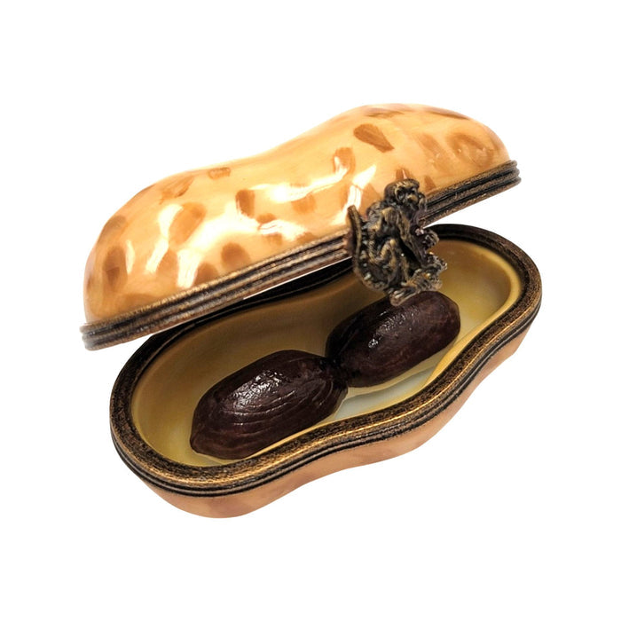 Charming Handcrafted Peanut Limoges Box Porcelain Limoges Vegetable French Trinket Box