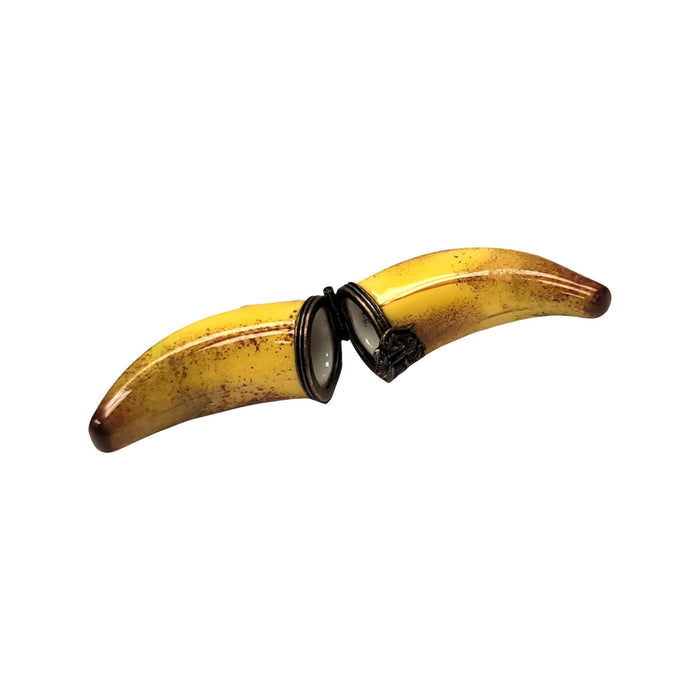 Exquisite Limoges Banana Figurine Porcelain Limoges fruit vegetables French Trinket Box