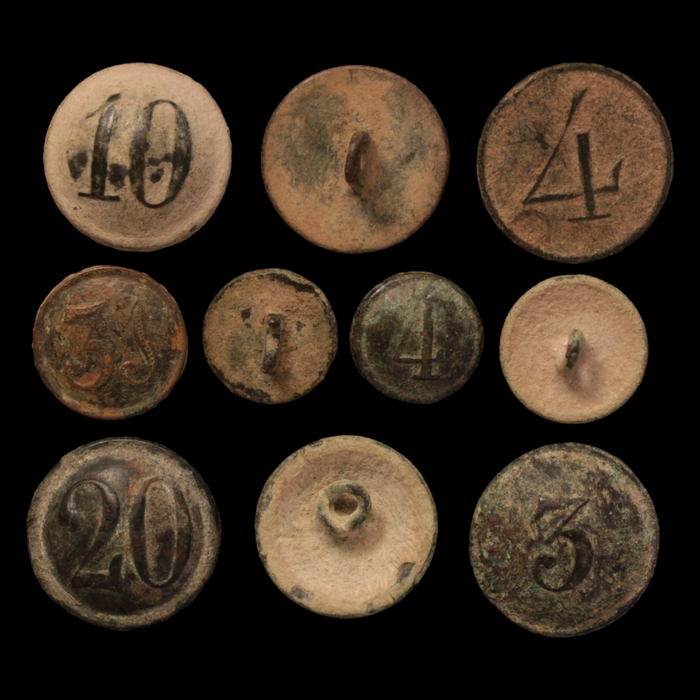 Spain, Napoleonic to Carlist Wars, Military Button - c. 1800 to 1860 CE - Spain