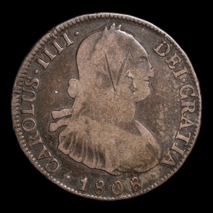 Spanish Empire, King Charles IV, AR 4 Reales - 1808 CE - Spanish Empire