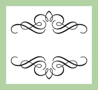 Split Wedding Scroll Name Frame