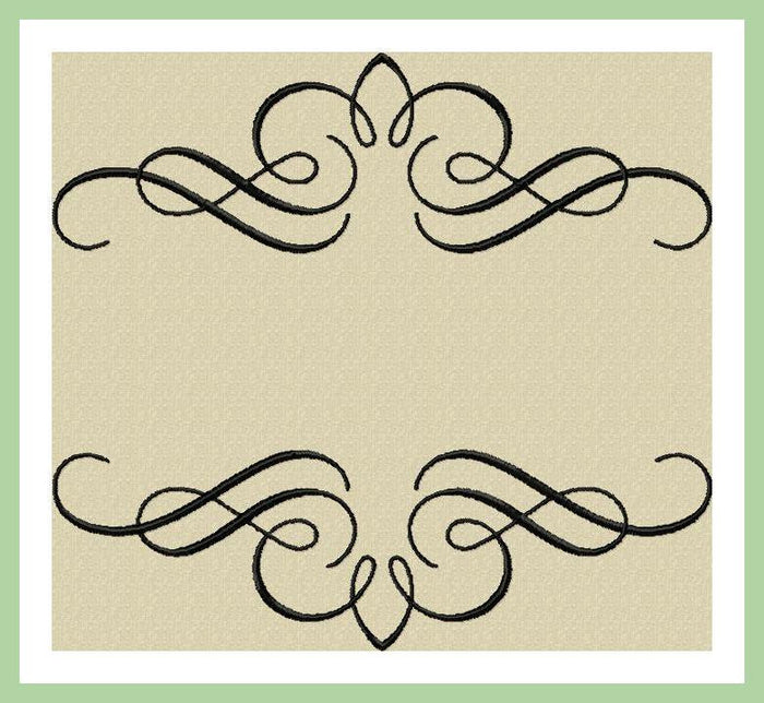 Split Wedding Scroll Name Frame