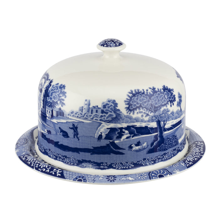 Spode, Blue Italian  Serving Platter with Dome