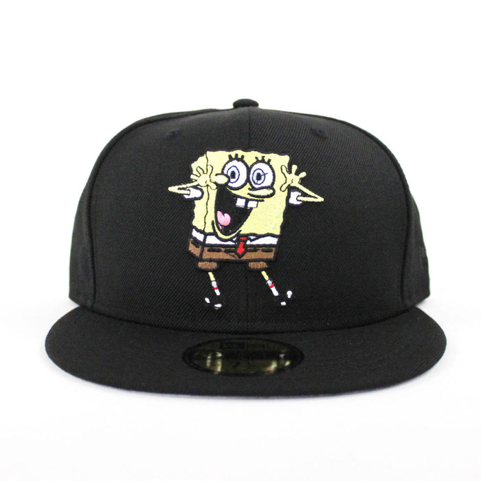 SpongeBob New Era 59FIFTY Fitted Hat (Black Gray Under Brim)