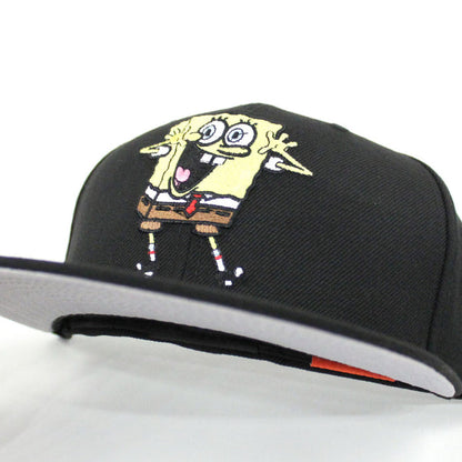 SpongeBob New Era 59FIFTY Fitted Hat (Black Gray Under Brim)