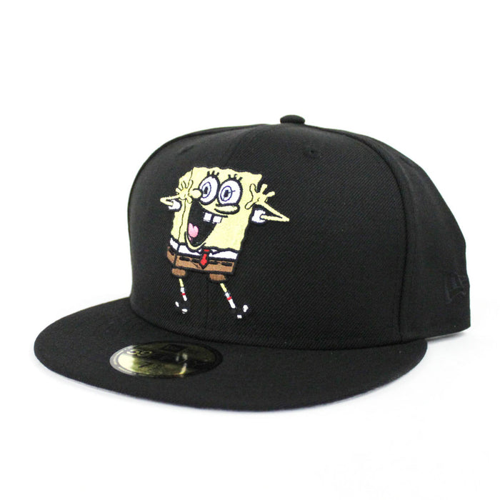 SpongeBob New Era 59FIFTY Fitted Hat (Black Gray Under Brim)