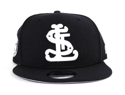 St Louis Cardinals 1900 New Era 9Fifty Snapback Hat (Navy Gray Under Brim)
