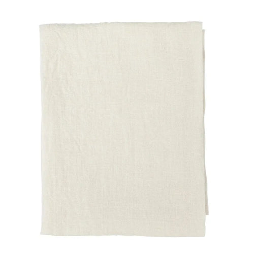 Stonewashed Linen Tea Towel | Ivory