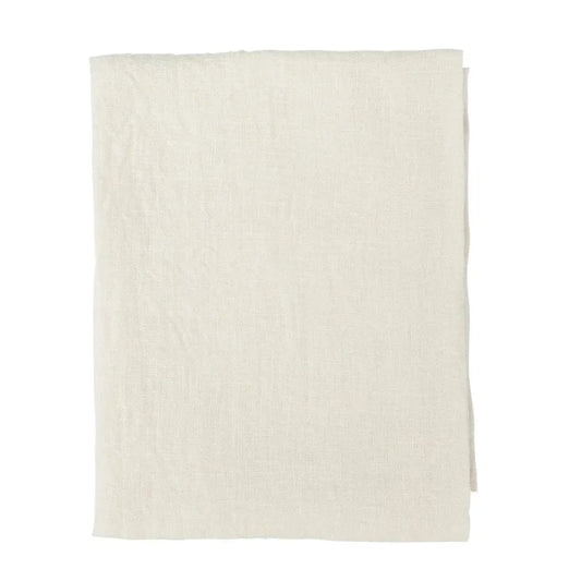 Stonewashed Linen Tea Towel | Ivory