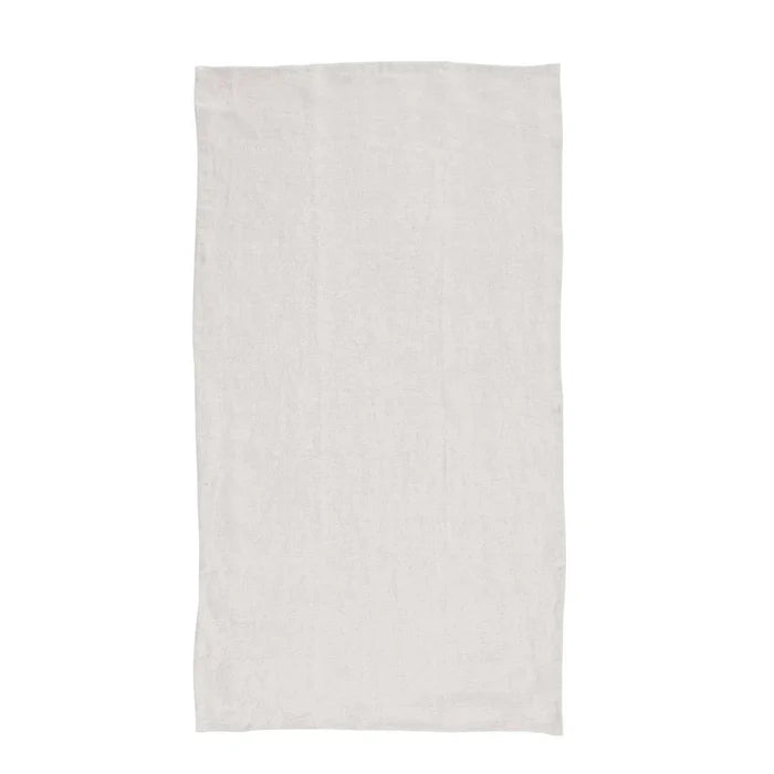 Stonewashed Linen Tea Towel | Ivory