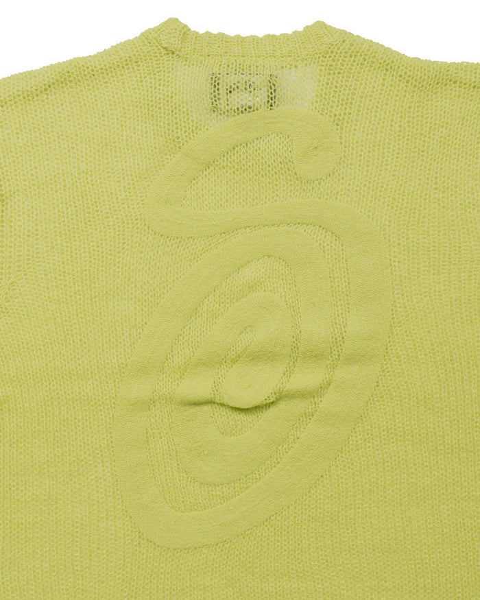 lost & found Stussy Stüssy S Loose Knit Sweater Lime