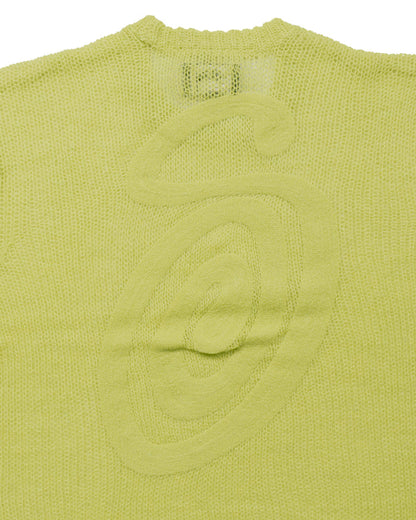 lost & found Stussy Stüssy S Loose Knit Sweater Lime