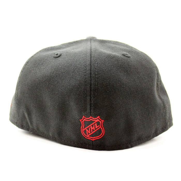 Suede Visor New Jersey Devils New Era 59Fifty Fitted Hats (Black Gray Gray Under Brim)