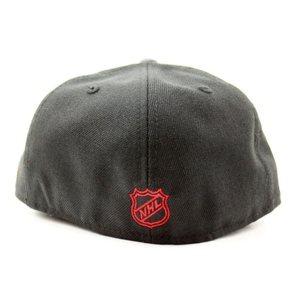 Suede Visor New Jersey Devils New Era 59Fifty Fitted Hats (Black Gray Gray Under Brim)
