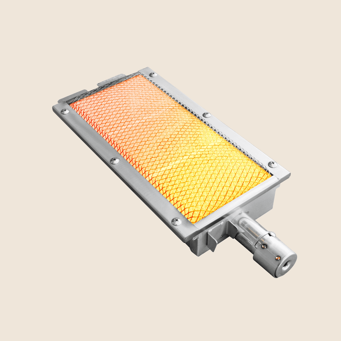 Summerset IRB-SZR Drop-In Infrared Sear Burner for Sizzler Grills - in operation