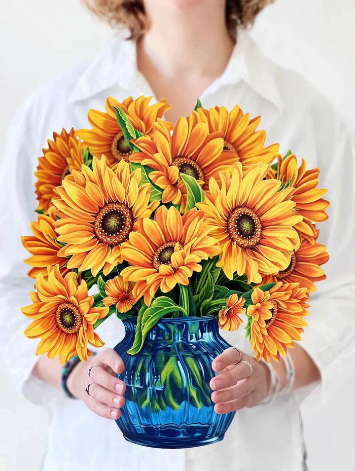 Sunflowers Pop-Up Flower Bouquet Card