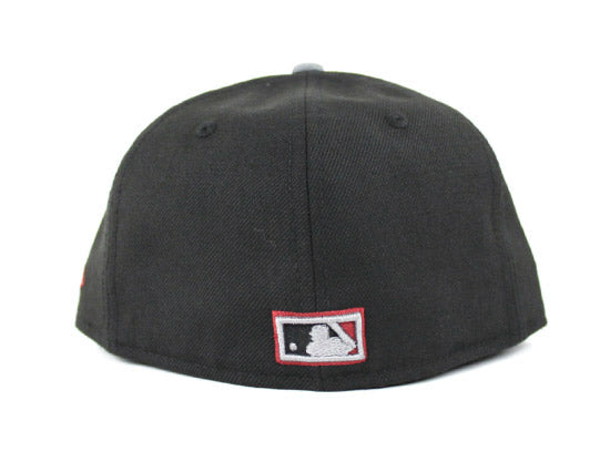 Tampa Bay Devil Rays New Era Fitted 59Fifty hat (AIR JORDAN RETRO 7 Bordeaux Gray Under Brim)
