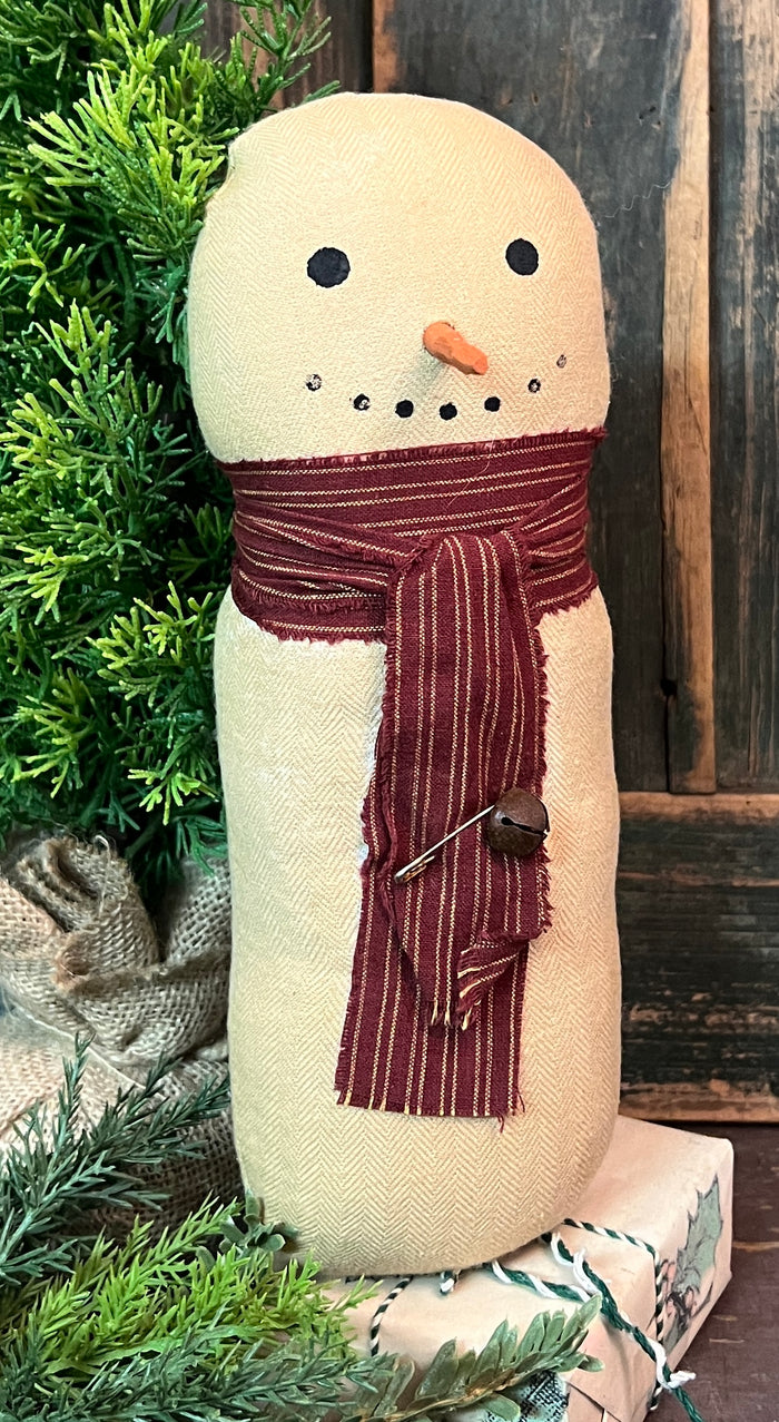 TBH-33 Fabric Snowman with Scarf