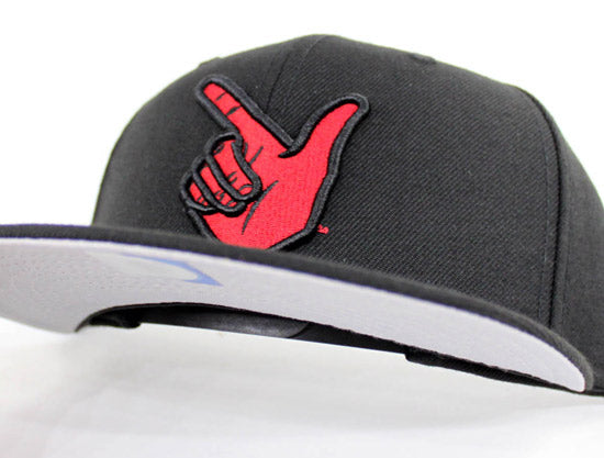 TEXAS TECH RED RAIDERS New Era 9Fifty Snapback Hat (Black Red Gray Under Brim)