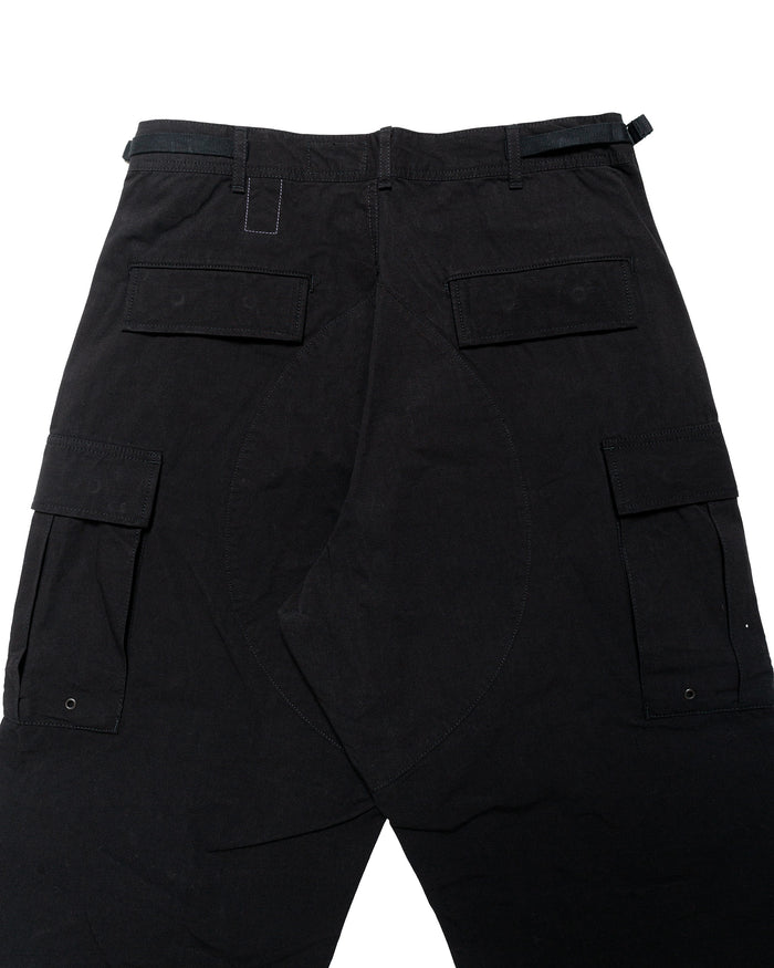 lost & found The Corona Utility The Corona Utility FP026 Fatigue Slacks '357 B.D.U Slacks' Ripstop Poplin Black