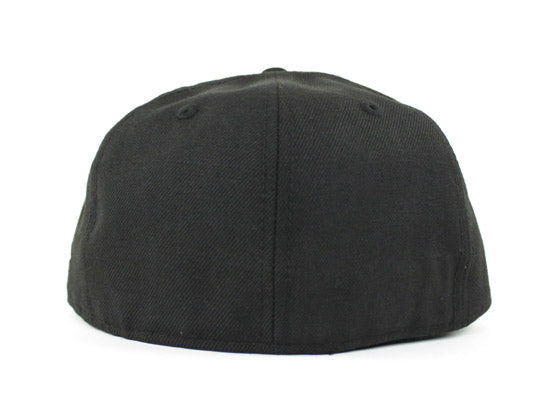 The Garden State Script New Era 59Fifty Fitted Hats (Black Gray Under Brim)